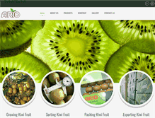 Tablet Screenshot of kiwifruit.ir